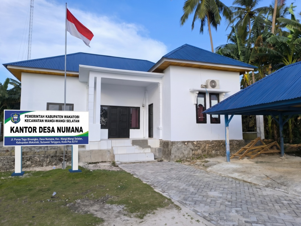 Gedung Kantor Desa Numana Kecamatan Wangi-Wangi Selatan Kabupaten Wakatobi
